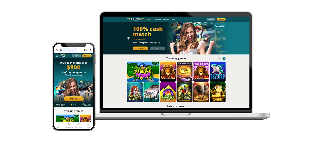 HighFlyer Casino App Screenshot
